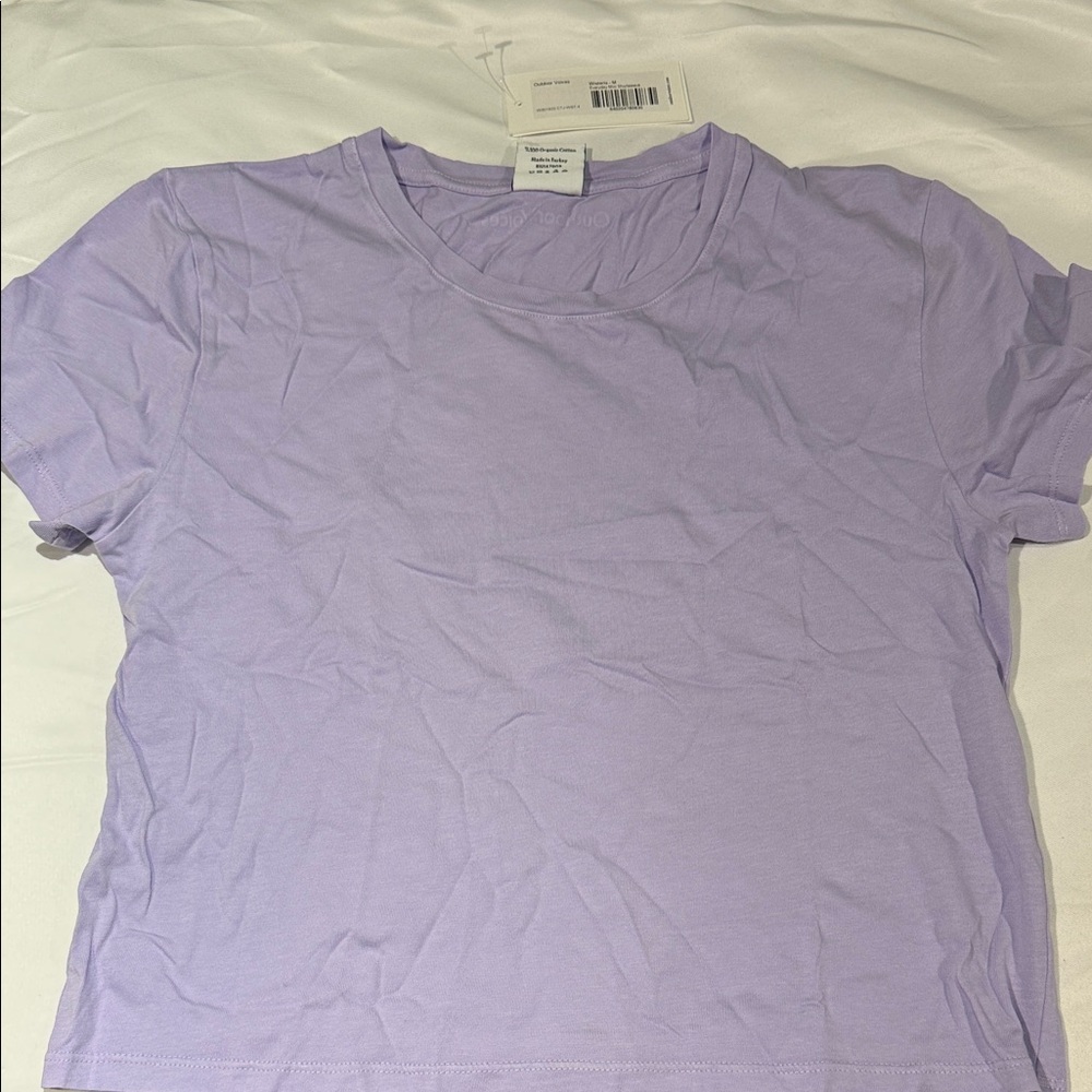 Outdoor Voices Everyday Mini Shortsleeve Tee - Lavender (Wisteria) Medium